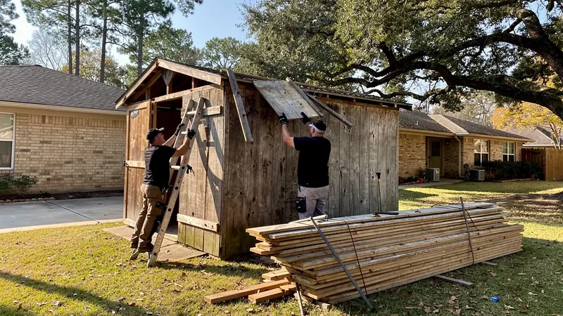 Shed Removal in College Station, TX
